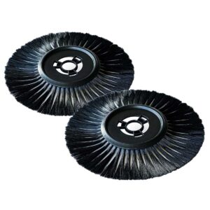 Lot de 2 Brosses latérales pour Balayeuse INTEC - Largeur totale 63 cm Matériaux durables Remplacement rapide INTEC