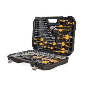 Mallette à outils 112 pièces VITO chrome vanadium finition satinée coffret BMC robuste VITO