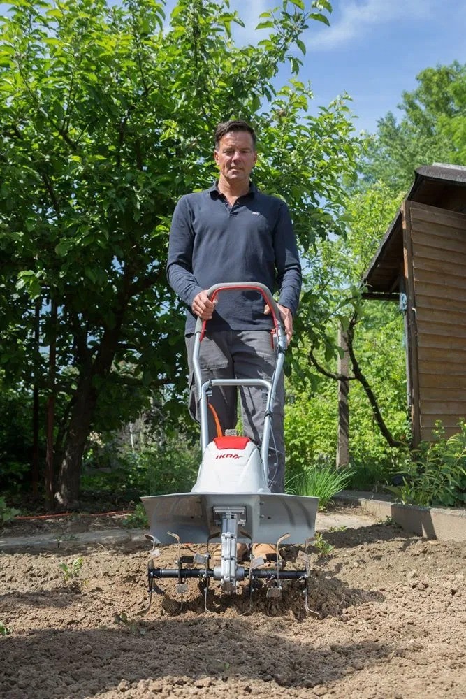 Motobineuse électrique 1500W Largeur de travail 17-45cm 6 fraises IKRA – Image 2