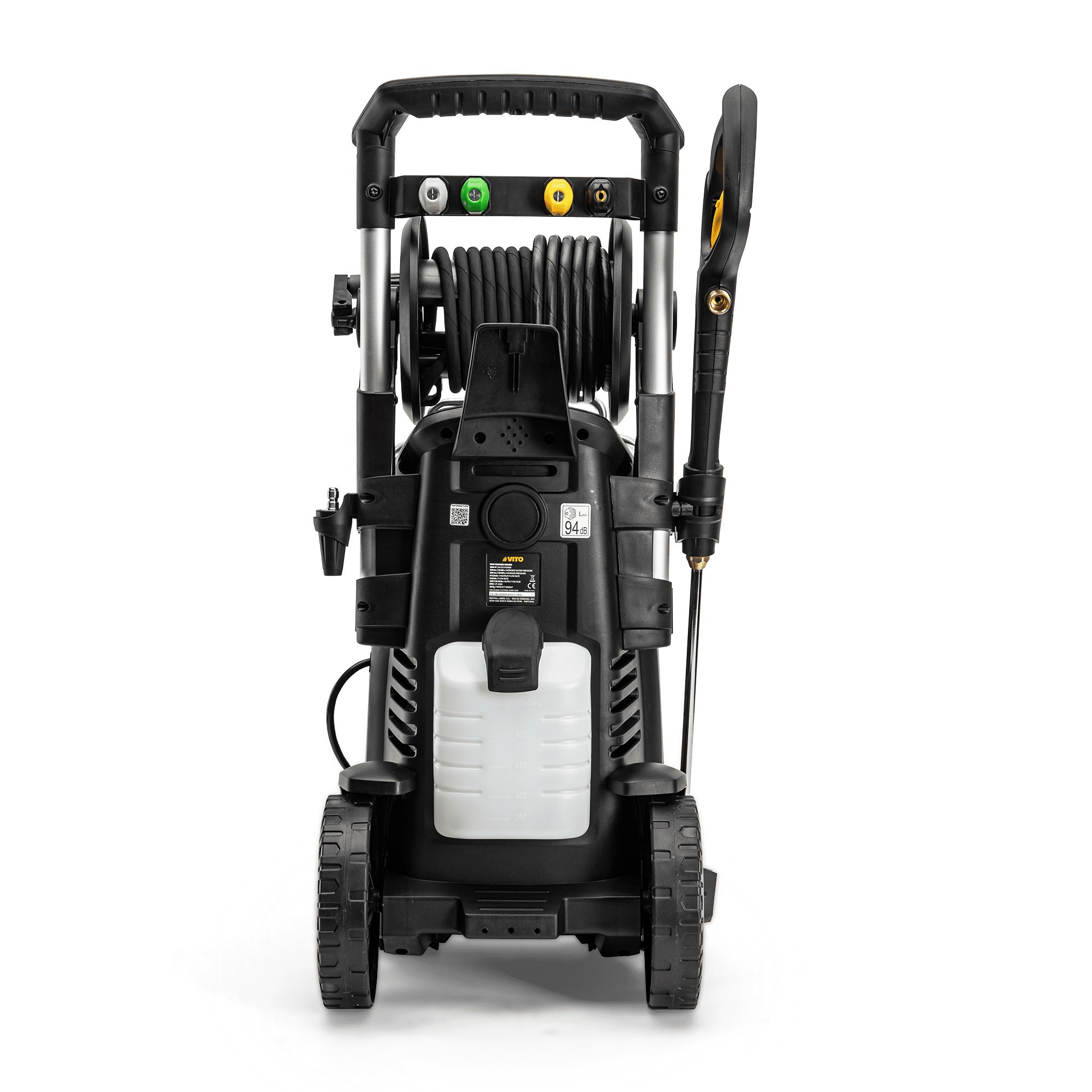 Nettoyeur haute pression 290 bar 3500W Moteur Induction 9.5L/min 6 Buses Dévidoir Tuyau haute pression VITO – Image 7