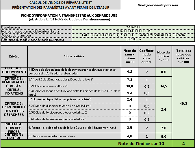 Nettoyeur Haute Pression à Essence 221 bar - 3200 PSI - 4100W - Débit 568 L/h - 5 Buses de pression Tuyau 9,20 m - LAMBORGHINI – Image 12