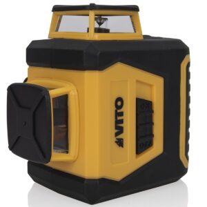 Niveau Laser 3 Lignes Vertes 20m Précision ±0.5 mm/m Piles Fournies VITO