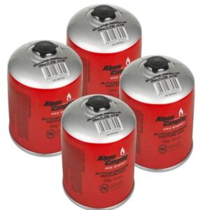 Pack de 4 Cartouches gaz 500g - Butane/Propane MIX Valve 7/16 Ø120xH115mm - ALPENTECH