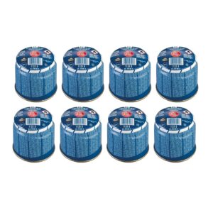 Pack de 8 Cartouches gaz 190g perçable sécurité stop-gaz breveté butane type 200 universelle KEMPER