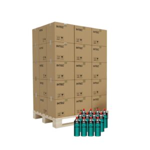 Palette de 1512 Cartouches de gaz 250g Butane - 54 cartons de 28 cartouches gaz - INTEC