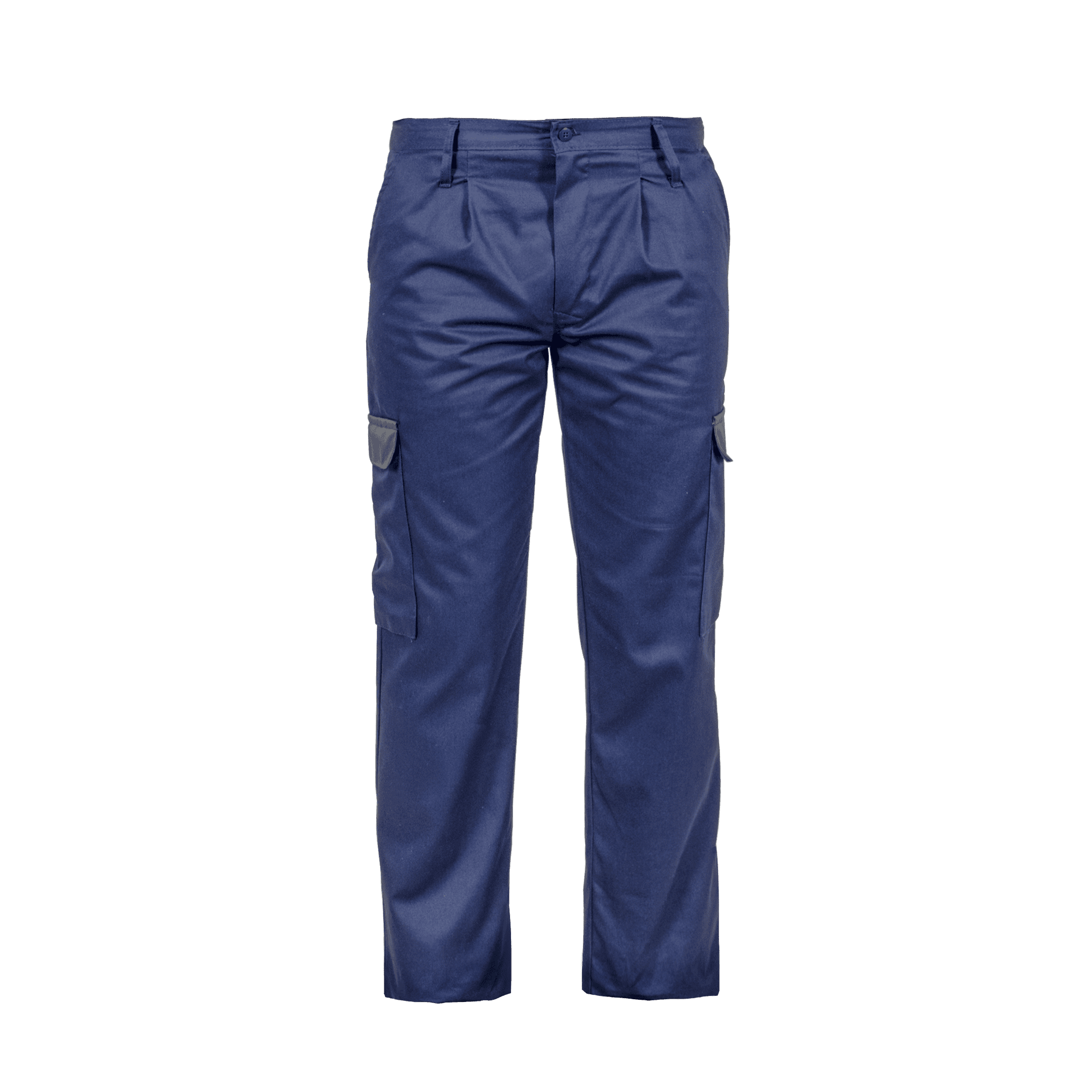Pantalon de travail bleu marine / gris - Taille 48 - 100% Coton - 240 g/m² - VITO