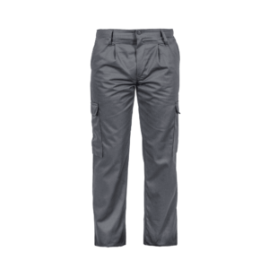 Pantalon de travail gris - Taille 48 - 65% Polyester 35% Coton - 240 g/m² - VITO
