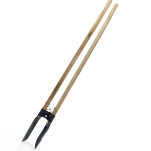 Pelle 2 manches pour trous de poteaux Acier trempé Manche Bois 143 cm VITO