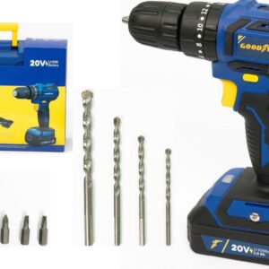 Perceuse Visseuse Brushless 20V 27Nm 21 Positions GOODYEAR