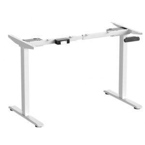 Pied de bureau assis-debout électrique 2 moteurs charge 80kg hauteur réglable 69-115cm INTEC
