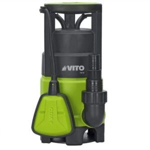 Pompe d'évacuation Submersible 750W Débit 12500L/h Particules max 35mm Câble 10m VITO
