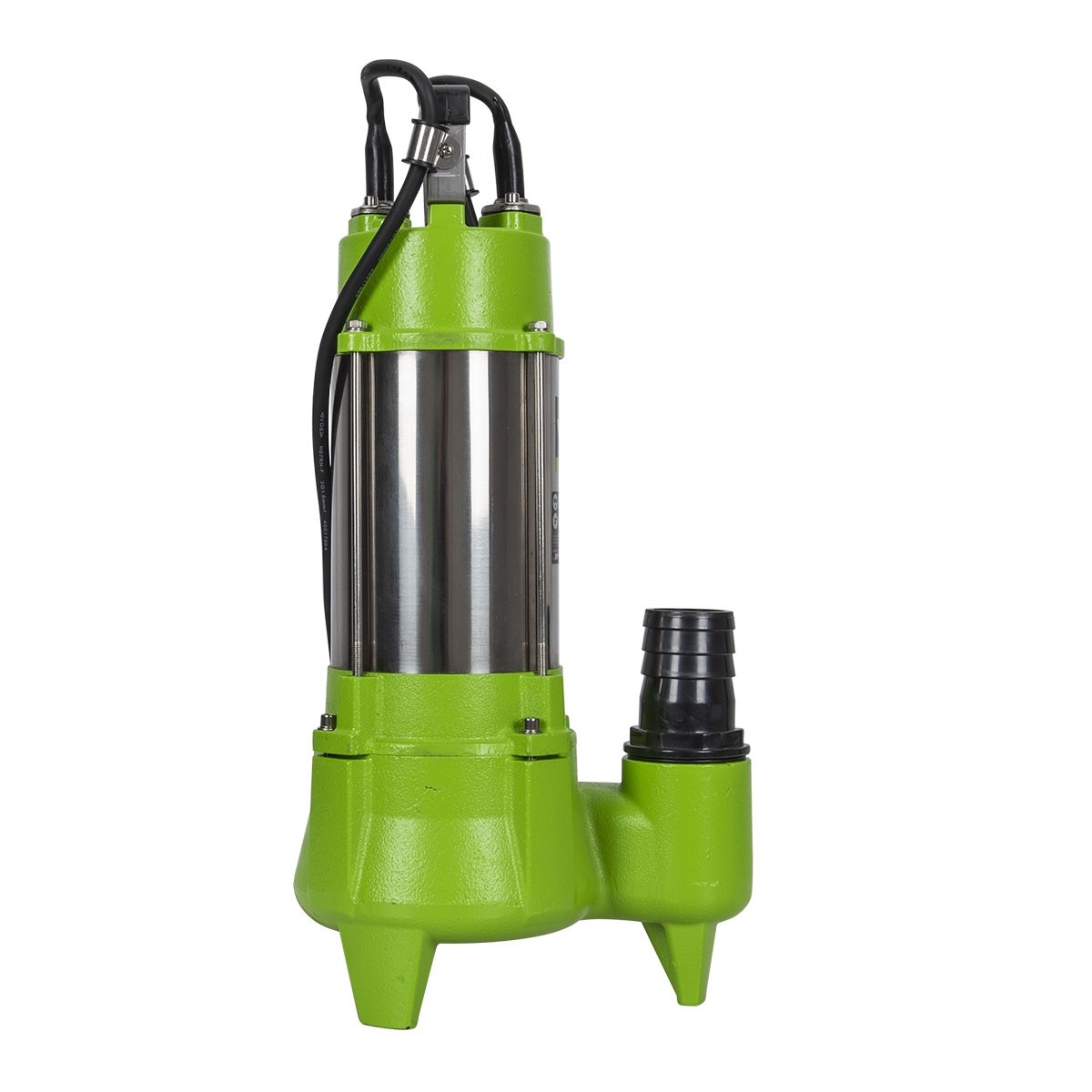 Pompe de relevage et d'évacuation d'eaux chargées 1500W 36000L/h Acier inoxydable VITO AGRO – Image 2