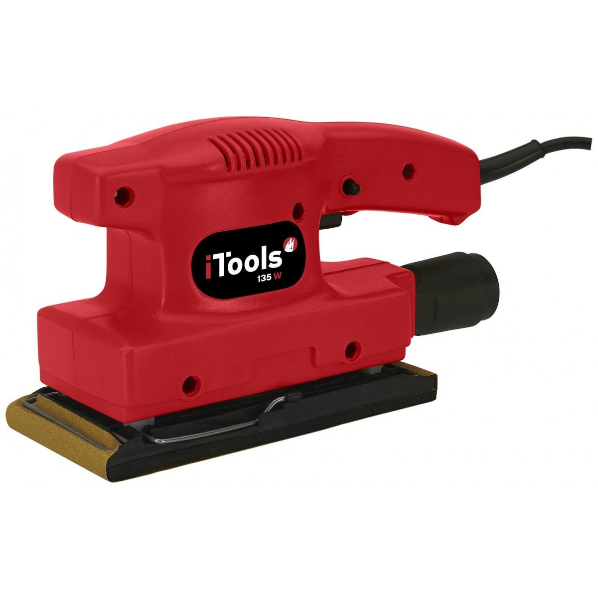 Ponceuse vibrante 135W - Vitesse 10000 tr/min - Surface 90x187 mm - Double isolation ITOOLS – Image 3