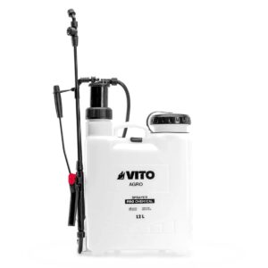 Pulvérisateur de Jardin 12L 4 Buses Joints Viton Pression 4 Bar VITO