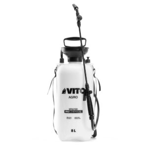 Pulvérisateur Jardin 8L 4 Buses Joints Viton Régulateur Pression VITO