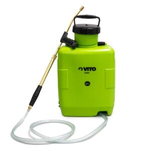 Pulvérisateur manuel 12L VITO Garden avec lance en laiton 60 cm pression max 295 bars débit 31 L/m produits agressifs