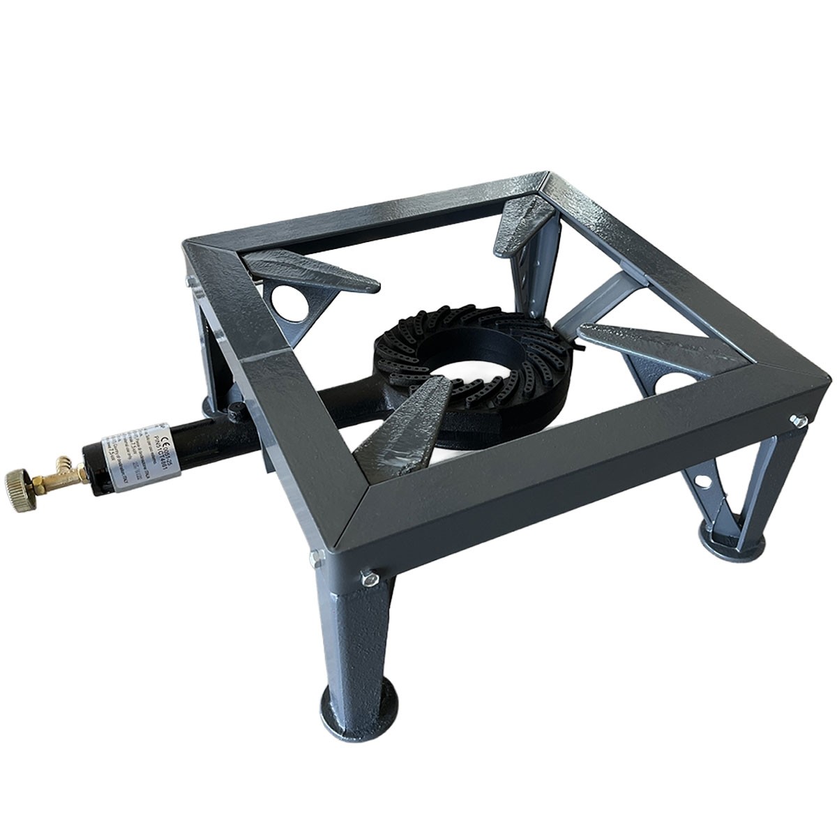 Réchaud à gaz 7500W Brûleur Fonte 200Kg Charge INTEC – Image 13