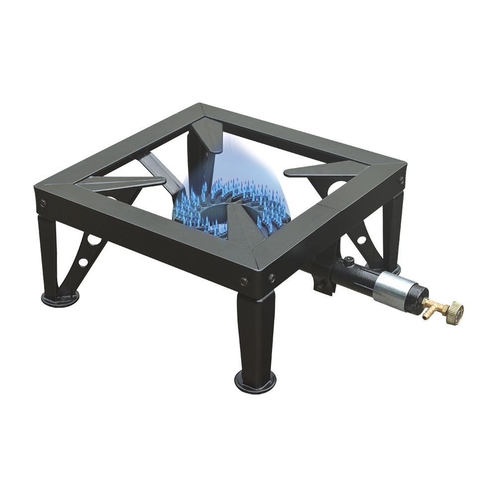 Réchaud à gaz 7500W Brûleur Fonte 200Kg Charge INTEC – Image 14
