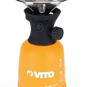 Réchaud à gaz 1100W Camping allumage piézo coque ABS VITO