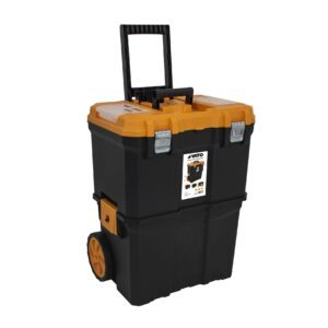 Servante d'atelier modulable sur roues 2 modules - Charge 20 kg - Dimensions 485 x 33 x 625 cm - Poignée rétractable - VITO