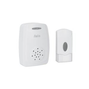 Sonnette sans fil Portable - 100 m - 80 dB - 36 mélodies - IP44 - ASLO