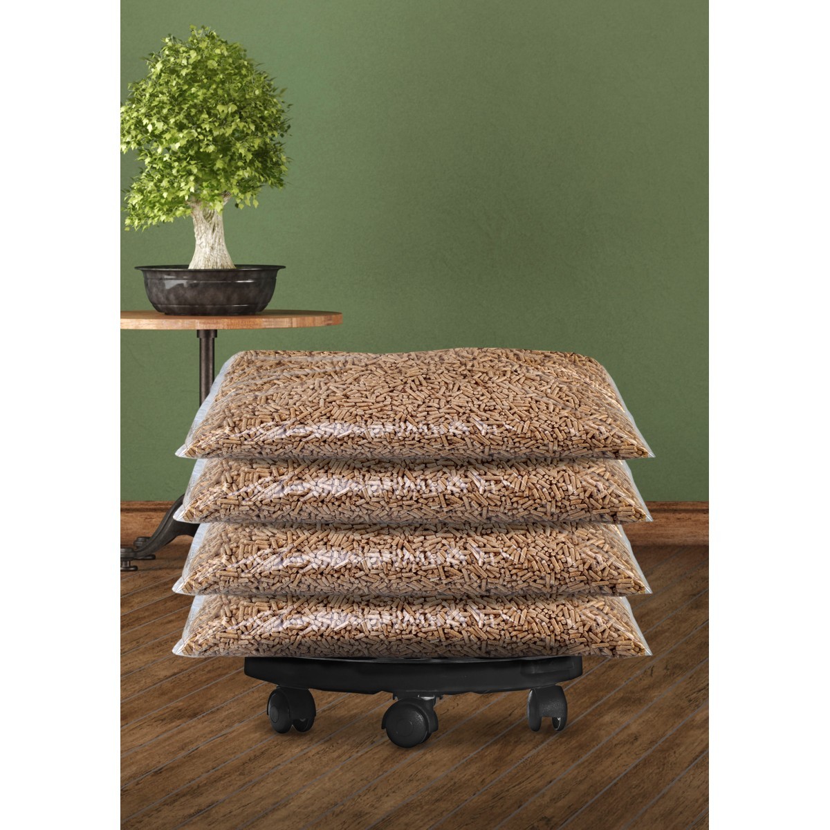 Support à Roulettes Rond Ø30 cm 170 kg Antidérapant KZ GARDEN – Image 3