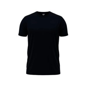 T-shirt Basique Noir Unisexe XL 100% Coton Respirant VITO