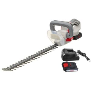 Taille-haie sans fil 20V Lame 54cm Affûtée au laser Batterie 2.0Ah Autonomie 50min IKRA