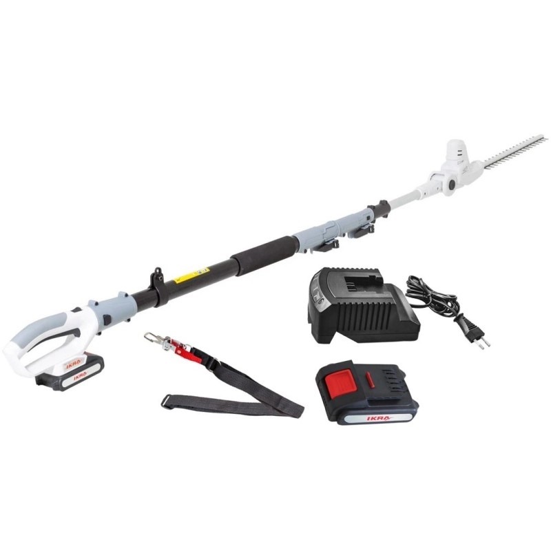 Taille-haie télescopique sans fil 20V Lame 40cm Autonomie 55min Perche 4m IKRA – Image 15