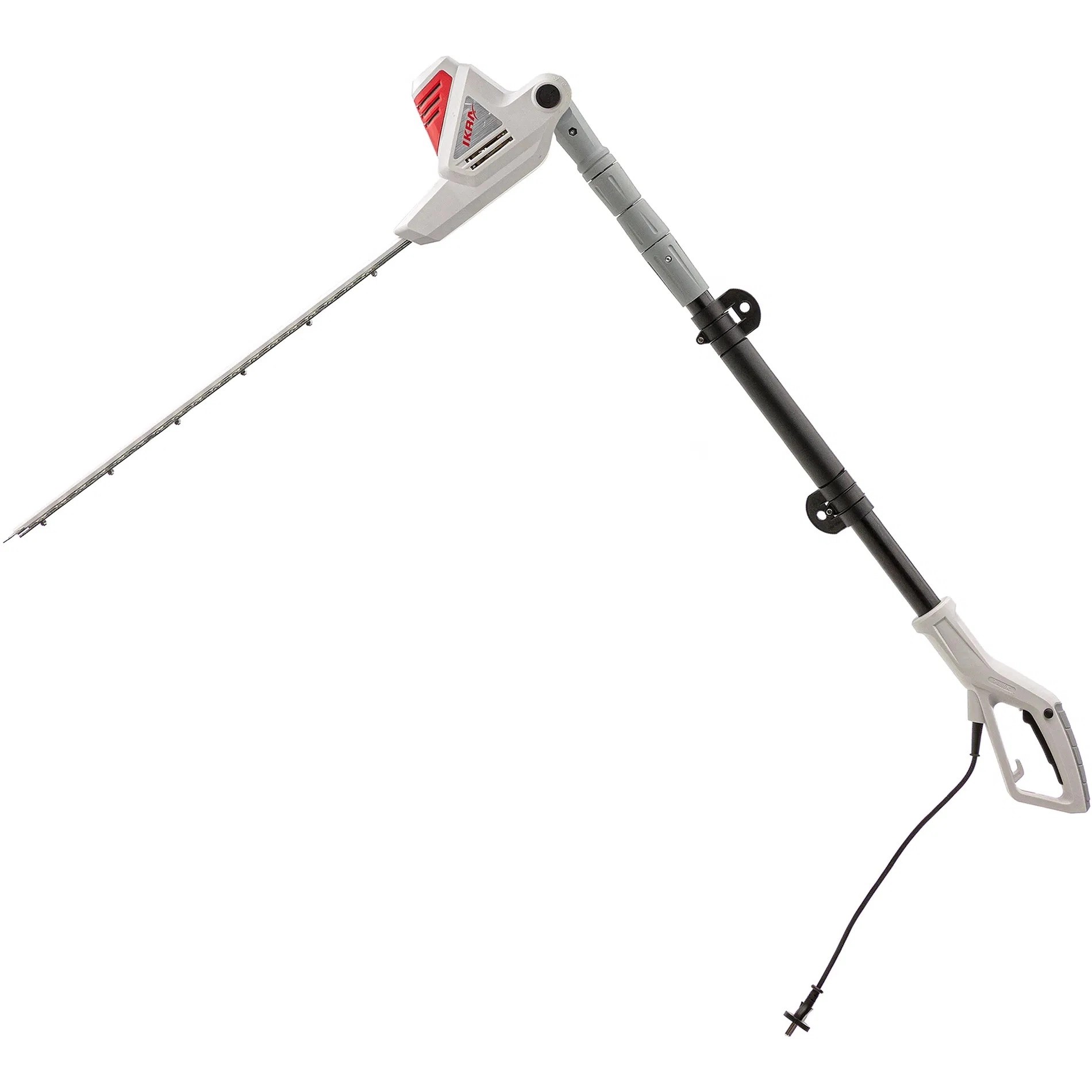 Taille-Haies 600W Mat Télescopique Lame 59cm Manche réglable de 1.95 à 2.40m Hauteur de travail 4 mètres IKRA – Image 6