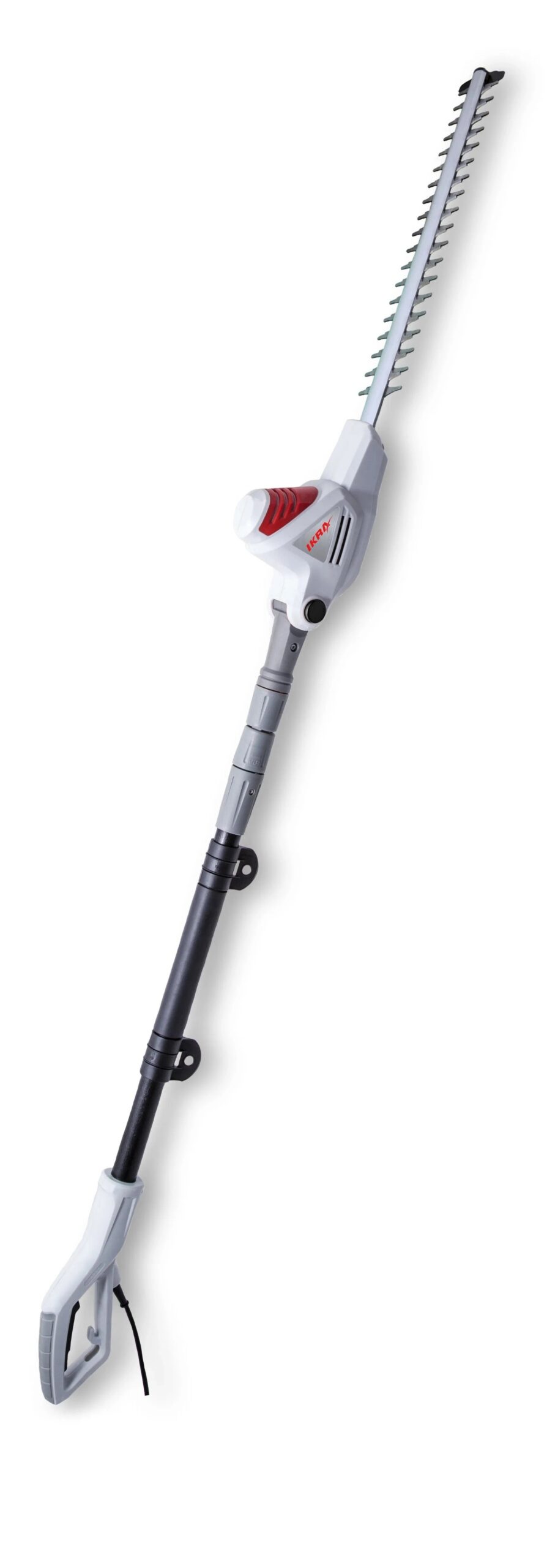Taille-Haies 600W Mat Télescopique Lame 59cm Manche réglable de 1.95 à 2.40m Hauteur de travail 4 mètres IKRA – Image 8