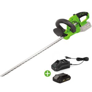 Taille Haies sans fil 20V Lame 51 cm Batterie Lithium 2Ah Poignée Rotative VITO GARDEN