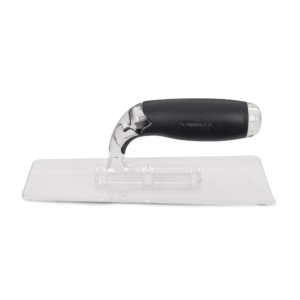 Taloche de lissage transparente, revêtement en caoutchouc, polycarbonate, VITO