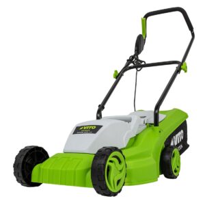 Tondeuse électrique 1200W Moteur induction Largeur coupe 32cm Hauteurs réglables 25-65mm Bac 30L VITO GARDEN