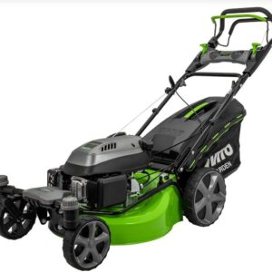 Tondeuse à gazon thermique 6.5CV 4T 196 cm³ - Coupe 50,9 cm Roues pivotantes Bac 65 L -2500M2 VITO