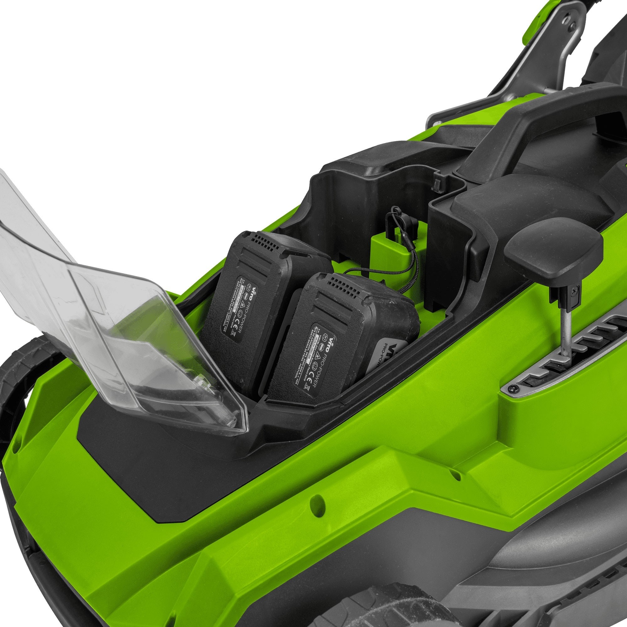 Tondeuse à gazon sans fil 40V + 2 batteries Lithium 6.0Ah + Chargeur double Moteur Brushless VITO – Image 5