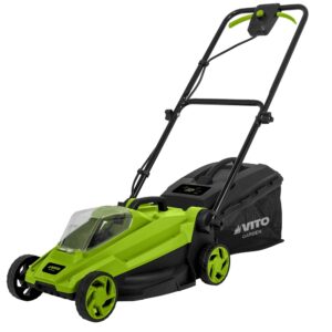 Tondeuse sans fil 20V Largeur 320mm Hauteur réglable 30-55mm Bac 30L VITO