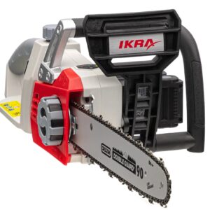 Tronçonneuse sans fil 2 batteries lithium 2.0Ah 40V Lame guide OREGON 35,5 cm Moteur brushless IKRA